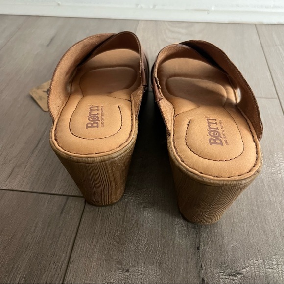 NWT Born Nora Shoes Women’s Sz 8 Platform Heels Leather - Picture 3 of 8